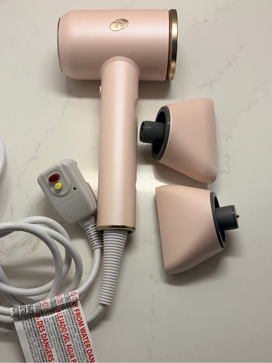 Aire IQ T3 Satin Blush Pink Hair Smart Dryer with Two Nozzles